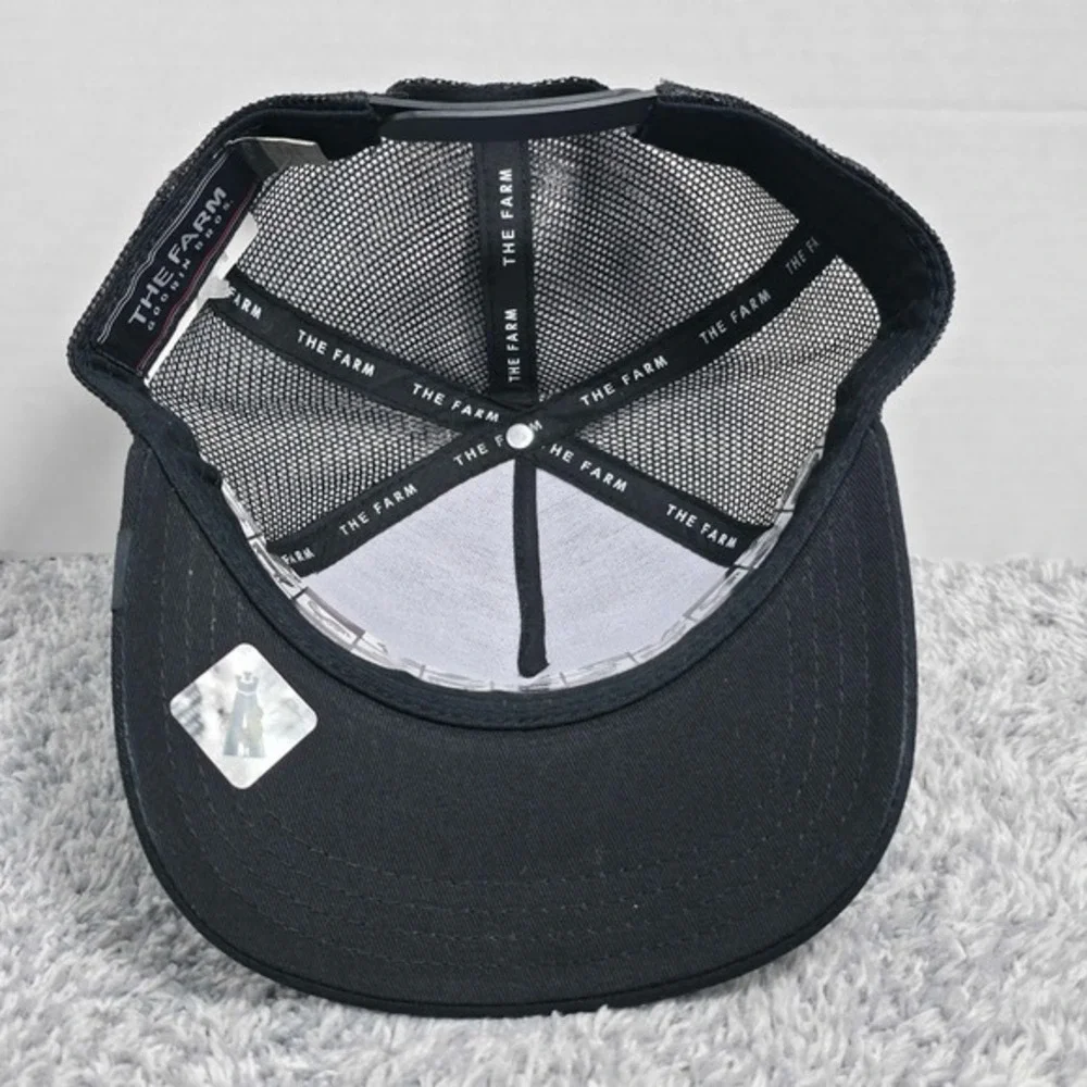 Goorin Bros The Farm Black Mamba‎ Mesh Snapback Trucker Hat Cap NWT 101-1024-YA